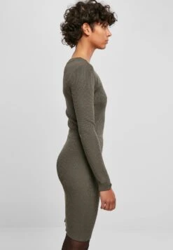 URBAN CLASSICS Cut Out - Etui-Jurk - Olive -Urban Classics 476bb0eef9c747f38dd3599d5f8edae4