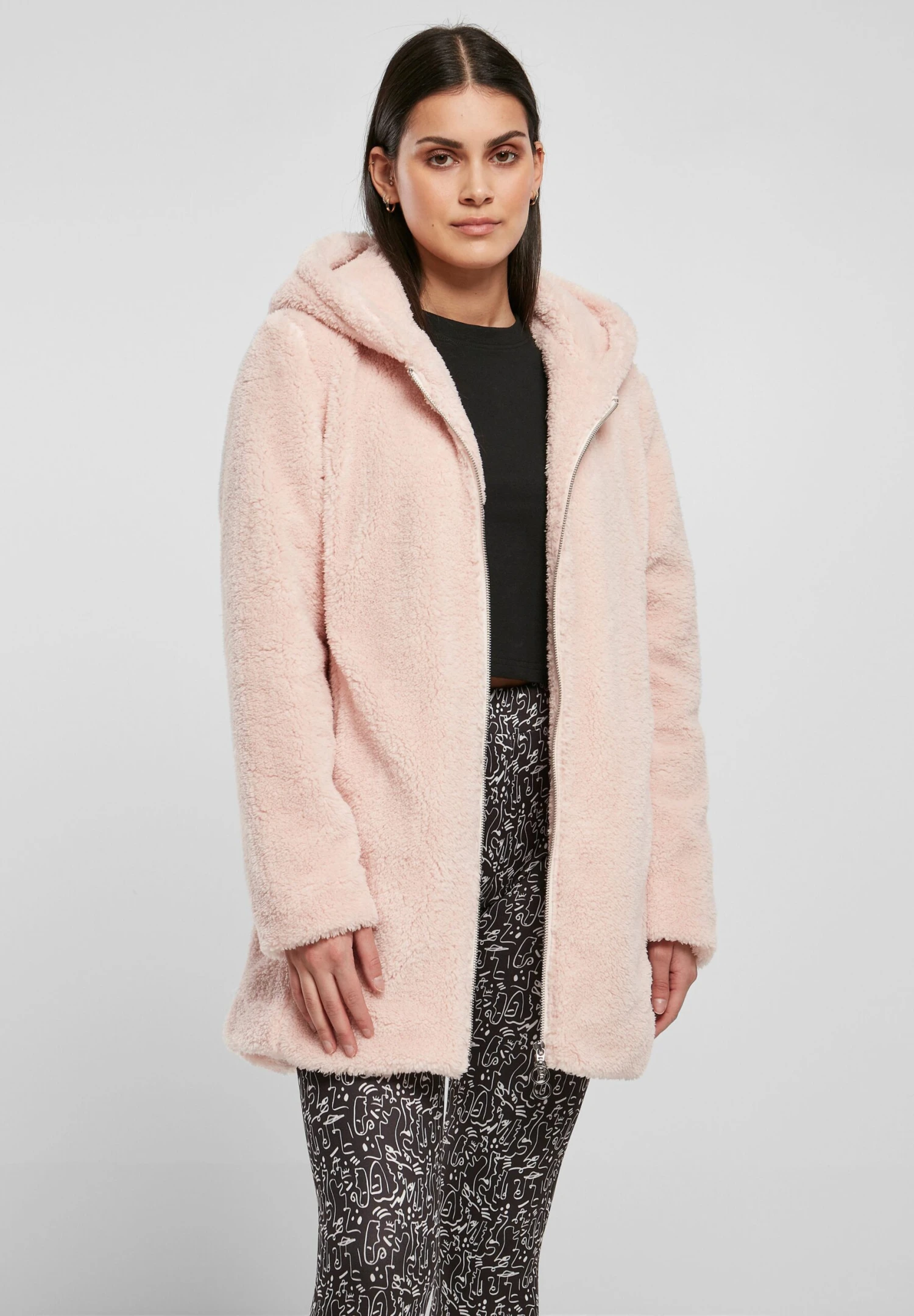 URBAN CLASSICS Winterjas - Pink 4 URBAN CLASSICS Winterjas - Pink - Afbeelding 2