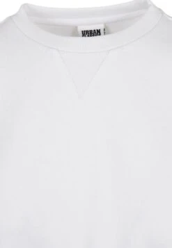 URBAN CLASSICS Oversized Triangle Crew Neck - Sweater - White -Urban Classics 48de83dabab74973a19c1ad5fa0da1c0