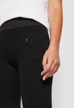 URBAN CLASSICS Ladies Interlock High Waist Leggings - Legging - Black -Urban Classics 4a5bb7bcffb44b74a3819abfcead9ca0