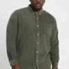 URBAN CLASSICS Corduroy- Overhemd - Olive -Urban Classics 4b3f83c466d841eb90065f7627d2bf4d