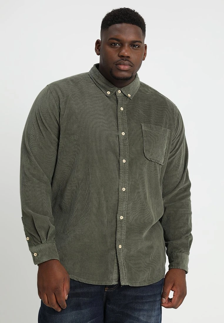 URBAN CLASSICS Corduroy- Overhemd - Olive 3 URBAN CLASSICS Corduroy- Overhemd - Olive