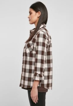 URBAN CLASSICS Overhemdblouse - Pink Brown 24 URBAN CLASSICS Overhemdblouse - Pink Brown -Urban Classics 4b7905b82b2b4481a30af696f42cc9ed