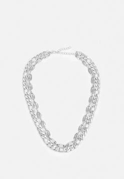 URBAN CLASSICS Layering Basic Necklace Unisex - Ketting - Silver-Coloured