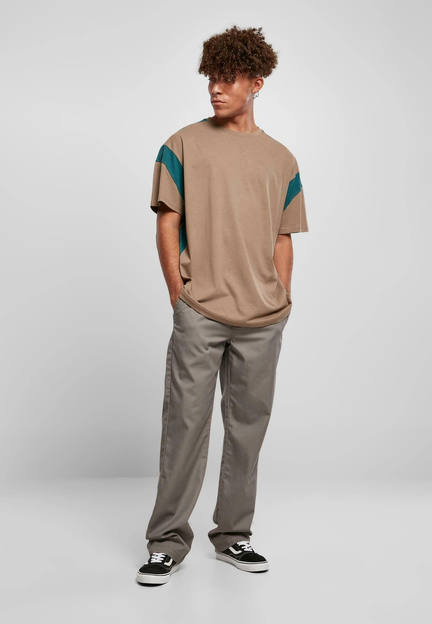 URBAN CLASSICS Active - T-Shirt Print - Darkkhaki Teal 4 URBAN CLASSICS Active - T-Shirt Print - Darkkhaki Teal - Afbeelding 2