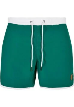URBAN CLASSICS Retro - Zwemshorts - White Green