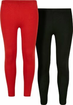 URBAN CLASSICS 2-Pack - Legging - Hugered Black
