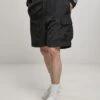 URBAN CLASSICS Nylon Cargo Shorts - Shorts - Black