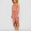 URBAN CLASSICS Bandeau- Maxi-Jurk - Terracotta