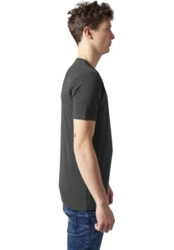 URBAN CLASSICS Fitted Stretch Tee - T-Shirt Basic - Charcoal -Urban Classics 4d61f79f5c5748c9ad6bc60e83f8c118