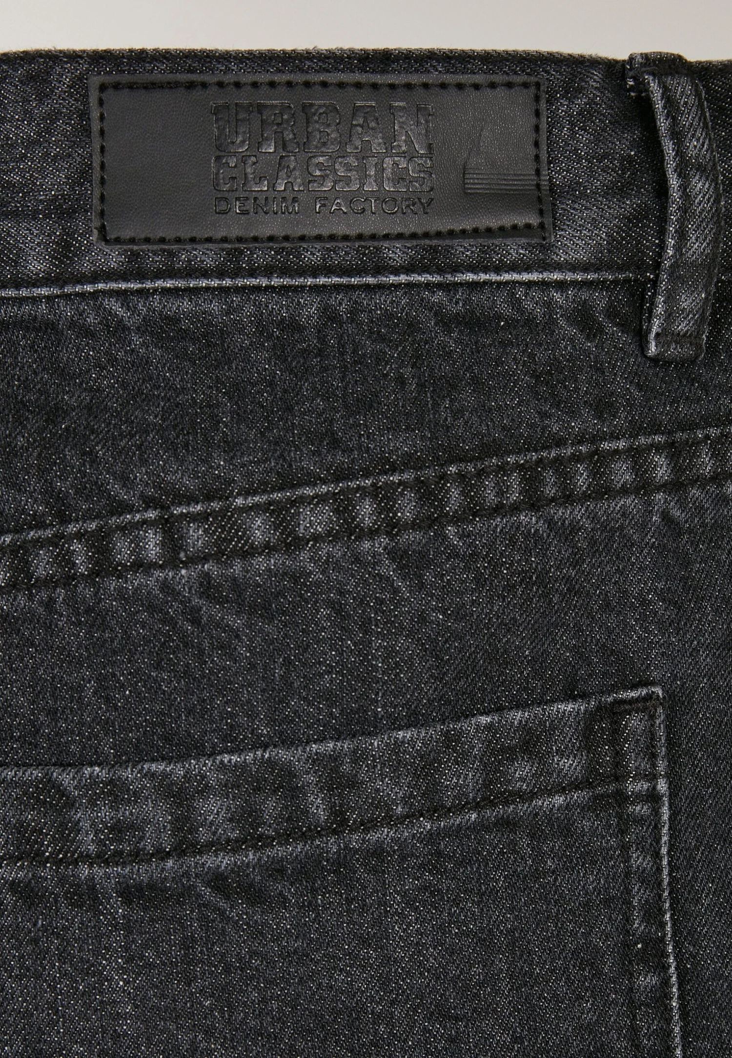URBAN CLASSICS Relaxed Fit Jeans - Black Acid Washed 14 URBAN CLASSICS Relaxed Fit Jeans - Black Acid Washed - Afbeelding 12