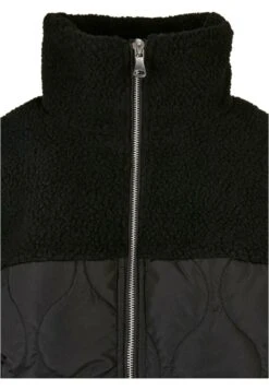 URBAN CLASSICS Sherpa- Winterjas - Black -Urban Classics 4f408bedd662406ea07927ead89bdbf8