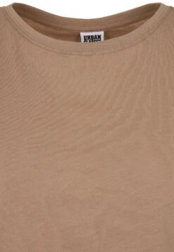 Ladies Extended Shoulder Tee - T-Shirt Basic - Softtaupe -Urban Classics 4f658699c2c54d0785a8cc67282a0f5d