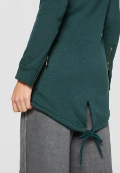 URBAN CLASSICS Parka - Sweater Met Rits - Bottlegreen -Urban Classics 519b42ae2a5f413fa4ff034c3d8ad2b2