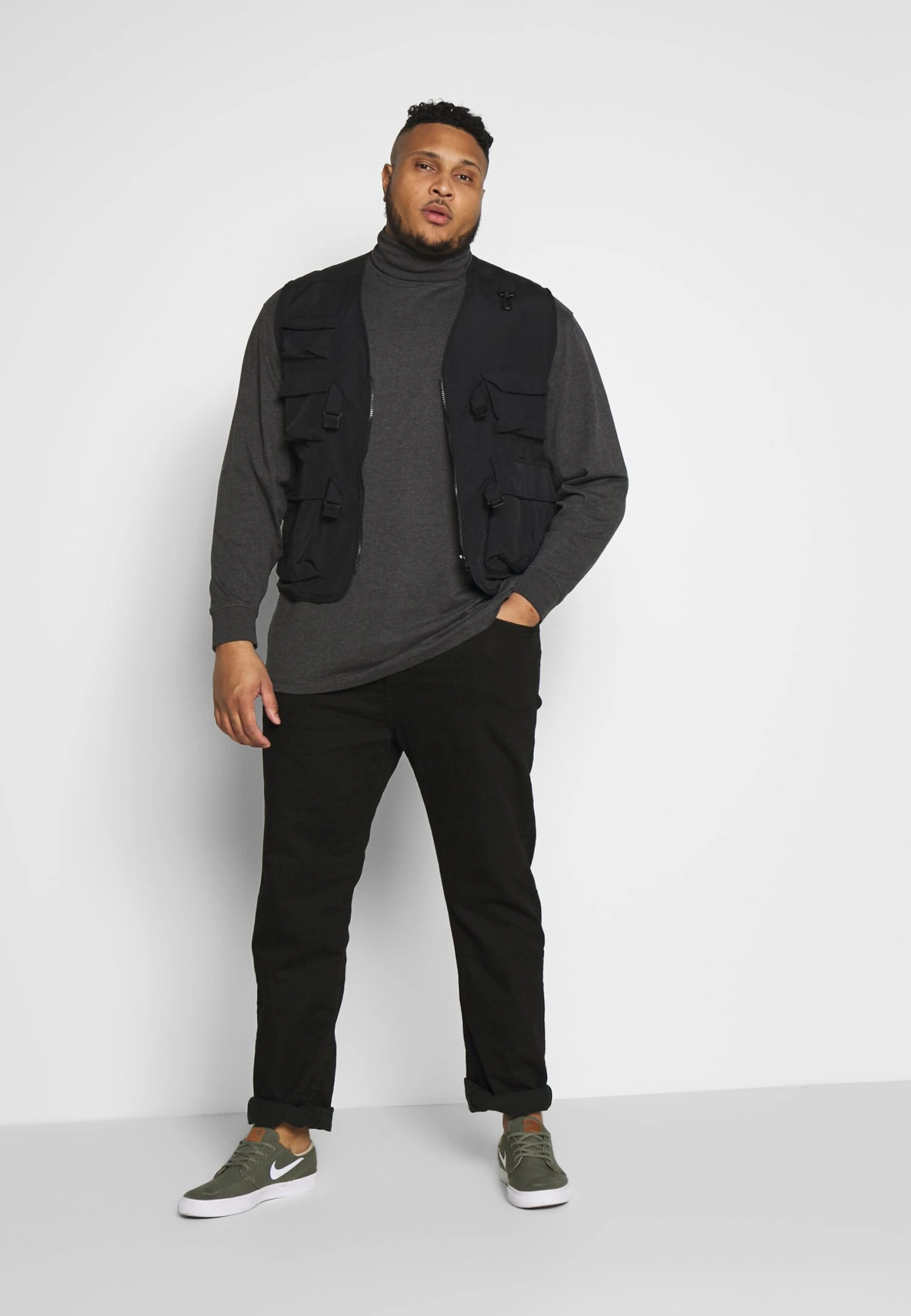 URBAN CLASSICS Tactical Vest - Bodywarmer - Black 4 URBAN CLASSICS Tactical Vest - Bodywarmer - Black - Afbeelding 2