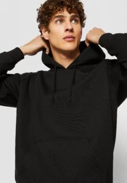 URBAN CLASSICS Blank Hoody - Hoodie - Black -Urban Classics 51ca65e4c48941a9a61a635486fff80d