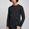 URBAN CLASSICS Raglan Longsleeve - Trui - Black