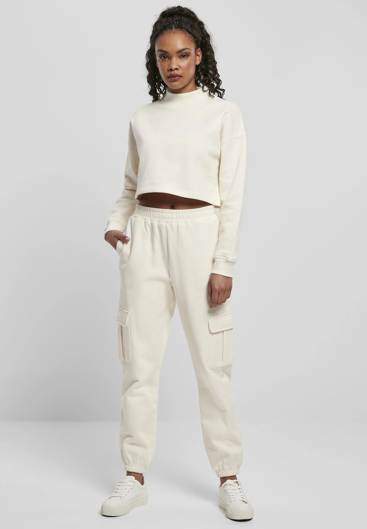 URBAN CLASSICS High Waits - Cargobroek - Whitesand 4 URBAN CLASSICS High Waits - Cargobroek - Whitesand - Afbeelding 2