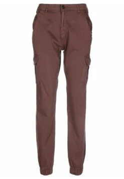 URBAN CLASSICS High Waist - Cargobroek - Cherry