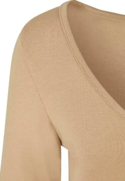URBAN CLASSICS Cropped Longsleeve - Longsleeve - Unionbeige -Urban Classics 582516ce1f244ed2a77c57faf24e3733