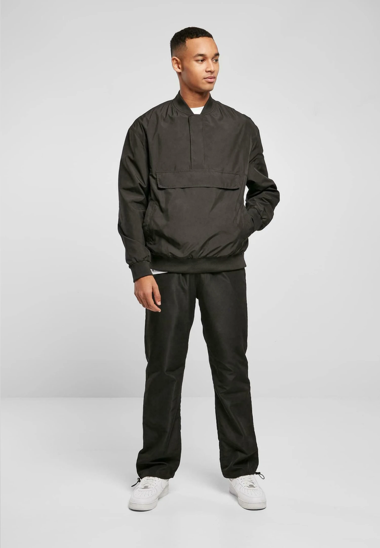 URBAN CLASSICS Bomberjacks - Black 4 URBAN CLASSICS Bomberjacks - Black - Afbeelding 2