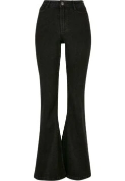 URBAN CLASSICS Organic High Waist - Bootcut Jeans - Black Washed -Urban Classics 596d31cb4f39430d9881d088c2237e20