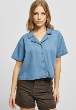 URBAN CLASSICS Resort - Overhemdblouse - Skyblue Washed