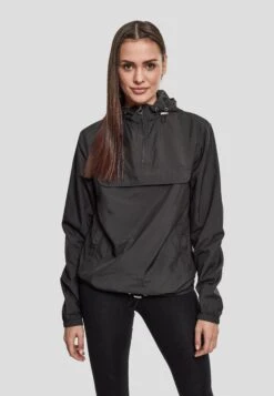 URBAN CLASSICS Basic- Windjack - Black