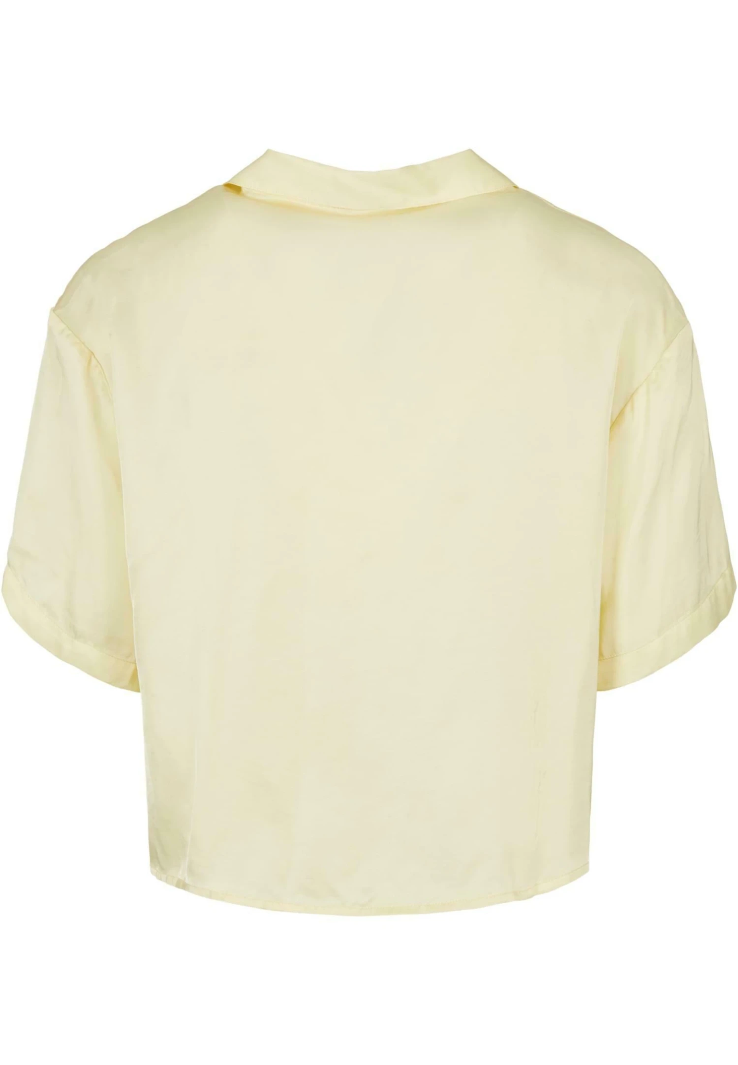 URBAN CLASSICS Overhemdblouse - Softyellow 4 URBAN CLASSICS Overhemdblouse - Softyellow - Afbeelding 2
