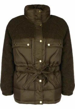 URBAN CLASSICS Sherpa Mix - Winterjas - Brown