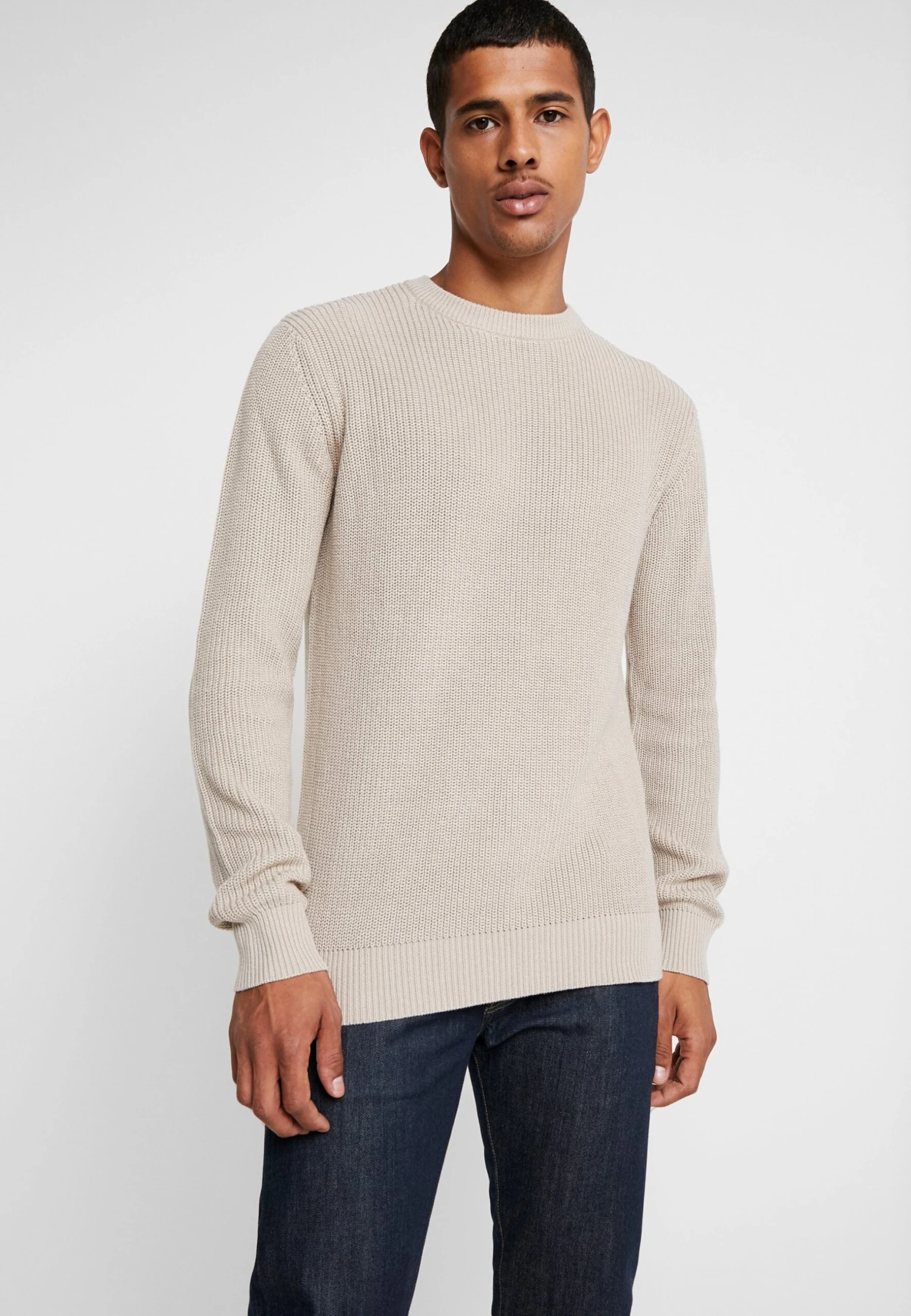 URBAN CLASSICS Trui - Darksand 3 URBAN CLASSICS Trui - Darksand