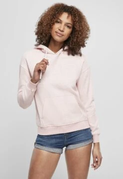 URBAN CLASSICS Hoodie - Pink Melange