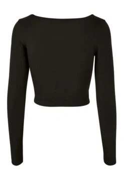 URBAN CLASSICS Cropped Longsleeve - Longsleeve - Black -Urban Classics 5cf5dc5a05474e5181b0749f3c8a2176