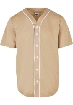 URBAN CLASSICS Baseball- Overhemd - Unionbeige White -Urban Classics 5cfa6a2d74fa4cd6a137e08221ee7595