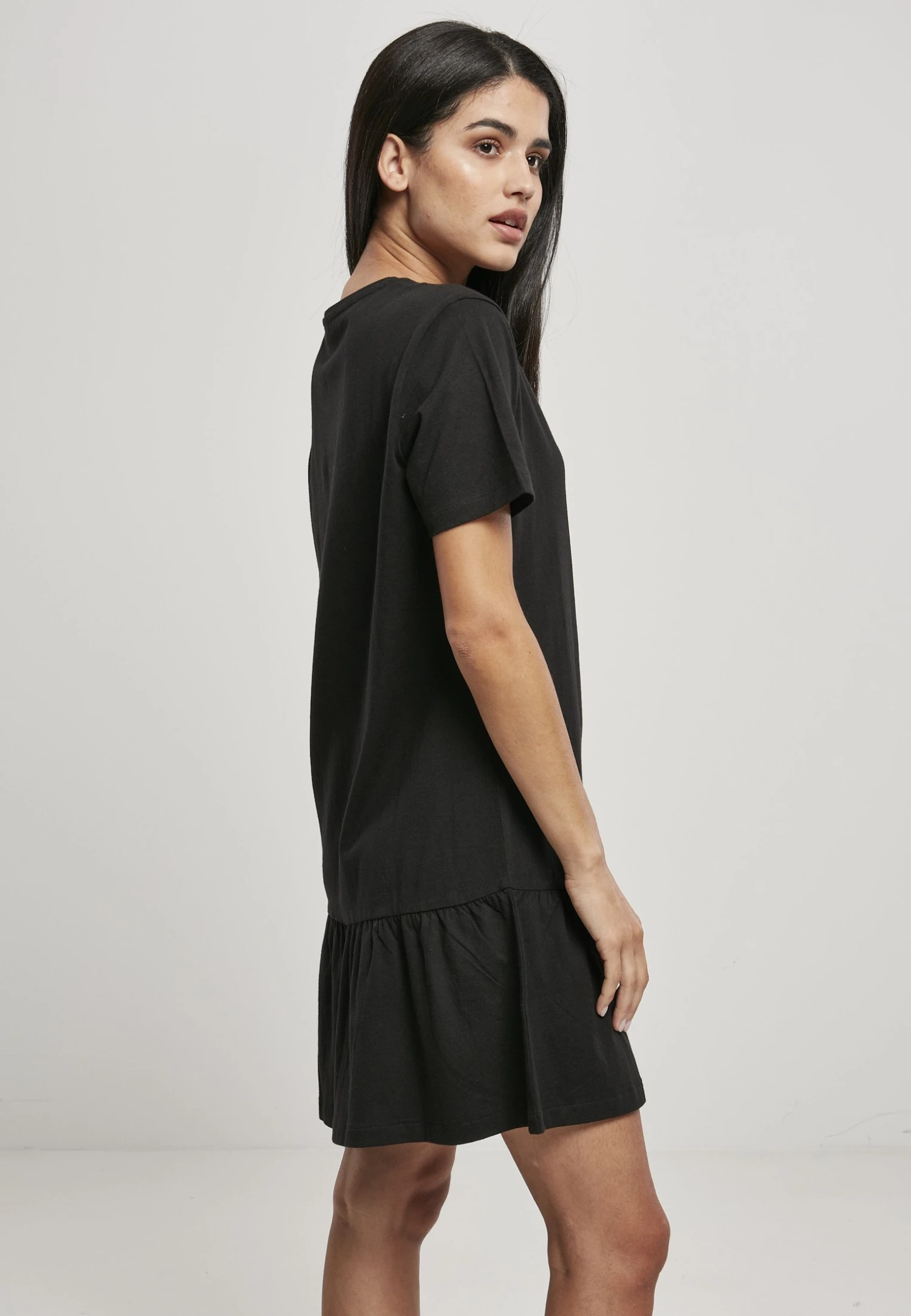 URBAN CLASSICS Valance- Jerseyjurk - Schwarz 7 URBAN CLASSICS Valance- Jerseyjurk - Schwarz - Afbeelding 5