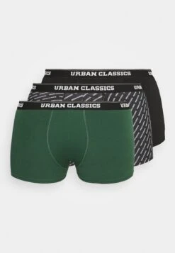 URBAN CLASSICS 3 Pack - Onderbroeken - Darkgreen/Black
