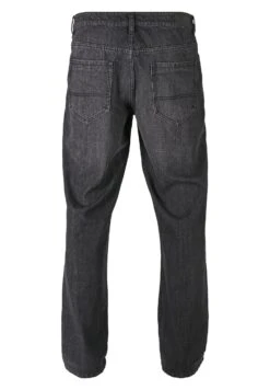 URBAN CLASSICS Loose Fit - Straight Leg Jeans - Real Black Washed -Urban Classics 5e1633cc5fd9425881acaadf9e7b6898