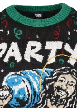 URBAN CLASSICS Trui - Black/X-Masgreen -Urban Classics 5ea4927d31d143f7b37a7aa813004cfb