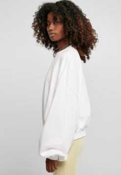 URBAN CLASSICS Oversized Triangle Crew Neck - Sweater - White -Urban Classics 5f4e36475bc04b4bbf066f97c4e5ad81