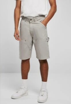 URBAN CLASSICS Double Knee Carpenter - Shorts - Lightasphalt