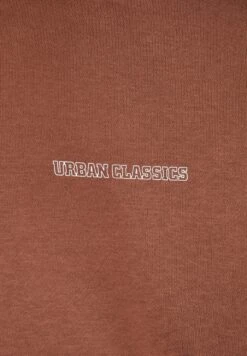 URBAN CLASSICS Oversized Logo Hoody - Hoodie - Bark -Urban Classics 5ff58f29e44941239ab19d9095413c3c