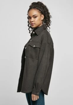 URBAN CLASSICS Ladies Classic Overshirt - Jas - Charcoal 13 URBAN CLASSICS Ladies Classic Overshirt - Jas - Charcoal -Urban Classics 607c052bb00542f4b297f920b0fa0e40