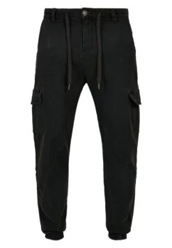 URBAN CLASSICS Knitted Cargo Jogging Pants - Cargobroek - Black -Urban Classics 60e0af1d962145f7ba1e21588006b36c