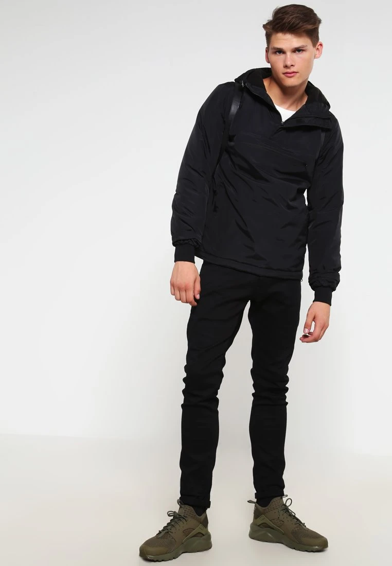 URBAN CLASSICS Padded Pull Over Jacket - Jas - Black 4 URBAN CLASSICS Padded Pull Over Jacket - Jas - Black - Afbeelding 2