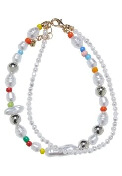 URBAN CLASSICS Various Pearl Layering And A - Ketting - Multicolor -Urban Classics 61e48dc4144848eeb9e150425f939370