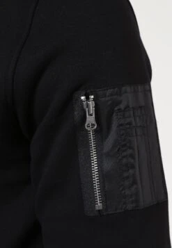 URBAN CLASSICS Sweat Bomber Hoody - Hoodie - Black -Urban Classics 625327121e8c41f2a465a519384252c2