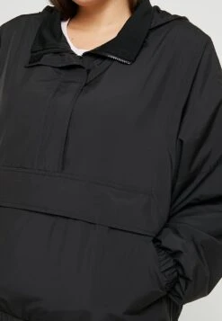 Ladies Panel Pull Over Jacket - Outdoorjas - Black -Urban Classics 6269ebabe3794d7ebe1fefe2f20cf7d7