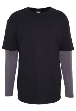 URBAN CLASSICS Oversized Shaped Double Layer Tee - Longsleeve - Darkshadow -Urban Classics 62b7adabdb194c038bbe392985b7496c
