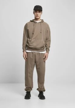 URBAN CLASSICS Overdyed Hoody - Hoodie - Darkkhaki -Urban Classics 63f0295482164799b889e08f8a9cf1e1