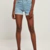 URBAN CLASSICS Jeansshort - Clearblue Bleached -Urban Classics 642c5936f5974ce2a480f8448e68db76